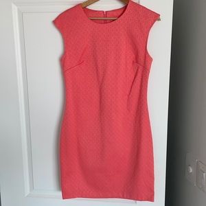 Coral cocktail dress || size 11/12 || B. Darlin